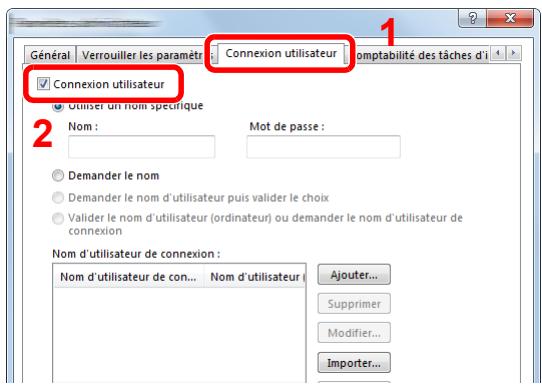 KYOCERA P6035CDN - Configurer les paramètres. - 1