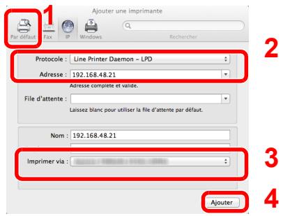 KYOCERA P6035CDN - Configurer l'imprimante. - 4