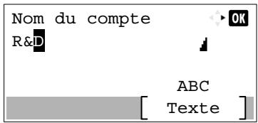 KYOCERA P6035CDN - Saisie de caractères - 7