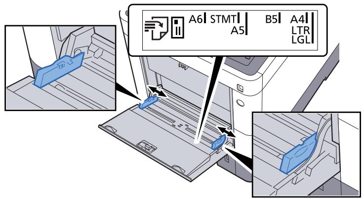 KYOCERA P6035CDN - Régler le format du bac MF. - 1