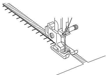 ELNA 530 - -Réglage de la largeur de point - 2