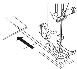 ELNA 530 - Utilisation du point droit - 5