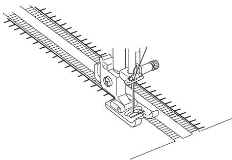 ELNA 530 - -Réglage de la largeur de point - 2