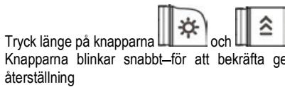 ELICA HAIKU CONCRETE - Aterställ indicatorfor filtermättnad: - 1