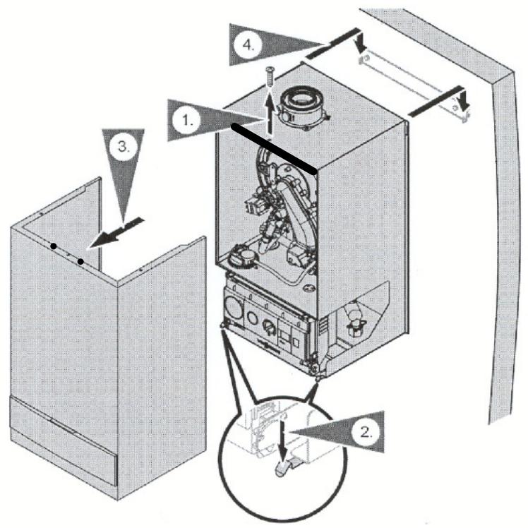 VIESSMANN VITODENS 100 W - Montage de la chaudière Vitodens 100-W - 1