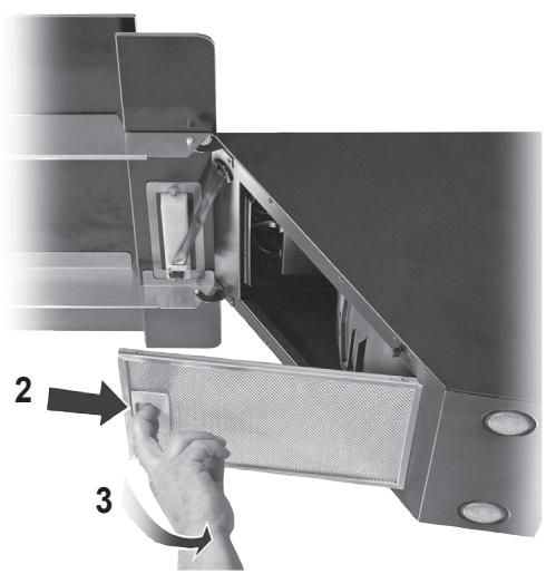 ORANIER KANDIA S-E - Abnehmer des Metallfettfilters - 2
