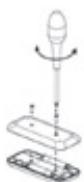 NOVY PURELINE 6849 - Remplacement des piles - 1