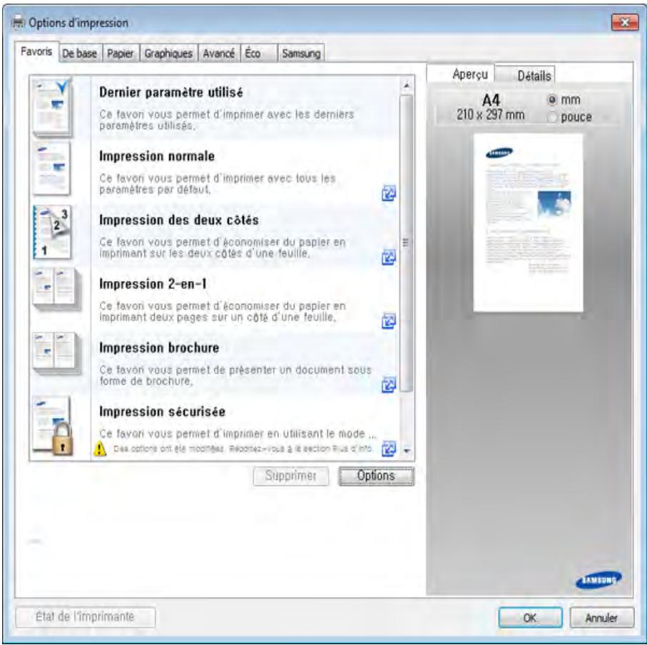 SAMSUNG SL-C430 - Ouverture des options d'impression - 2
