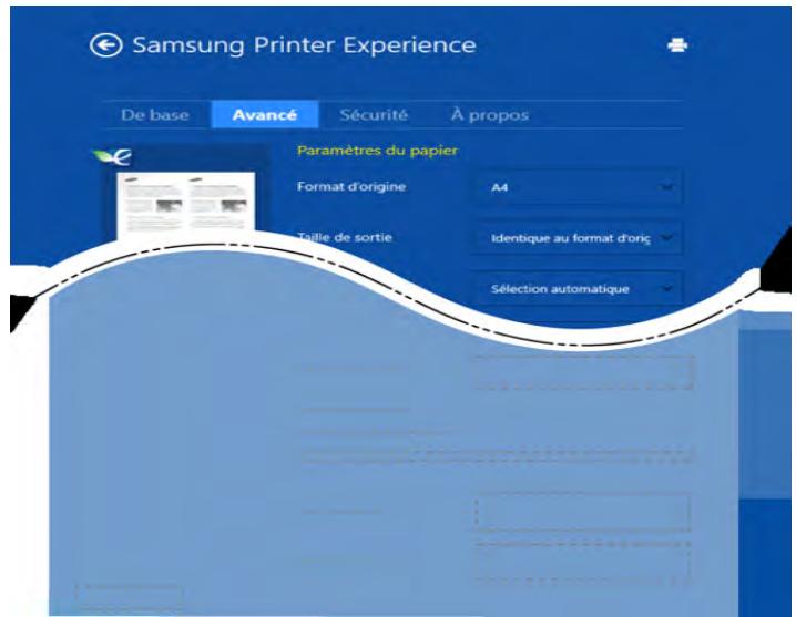 SAMSUNG SL-C430 - Onglet Avancé - 1