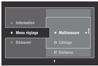 SCOTT MCX 10 - Appuyez plusieurs fois de suite sur ⑨  / pour sélectionner "Multimesure", puis appuyez sur ⑧ > - 1