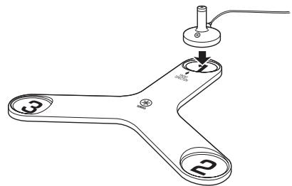 SCOTT MCX 10 - Placez le microphone d'optimisation sur son socle à la position "1" et appuyez sur ⑨ENTER. - 1