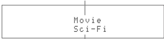SCOTT MCX 10 - Catégorie de corrections de champ sonore sélectionnée - 1