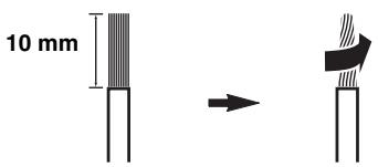 SCOTT MCX 10 - Raccordement des câbles d'enceintes - 1