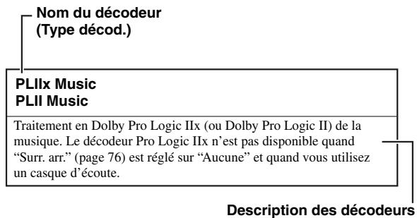 SCOTT MCX 10 - Descriptions des décodeurs - 1