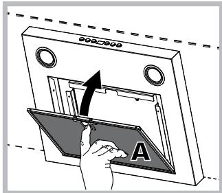 HOTPOINT HGA9.5AMX - Mantenimiento de los filtros de grasas (A) - 1