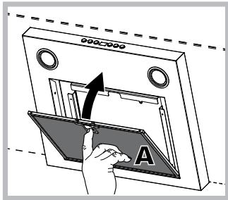 HOTPOINT HGA9.5AMX - Konserwacja filtrów przeciwtłuszczowych (A) - 1