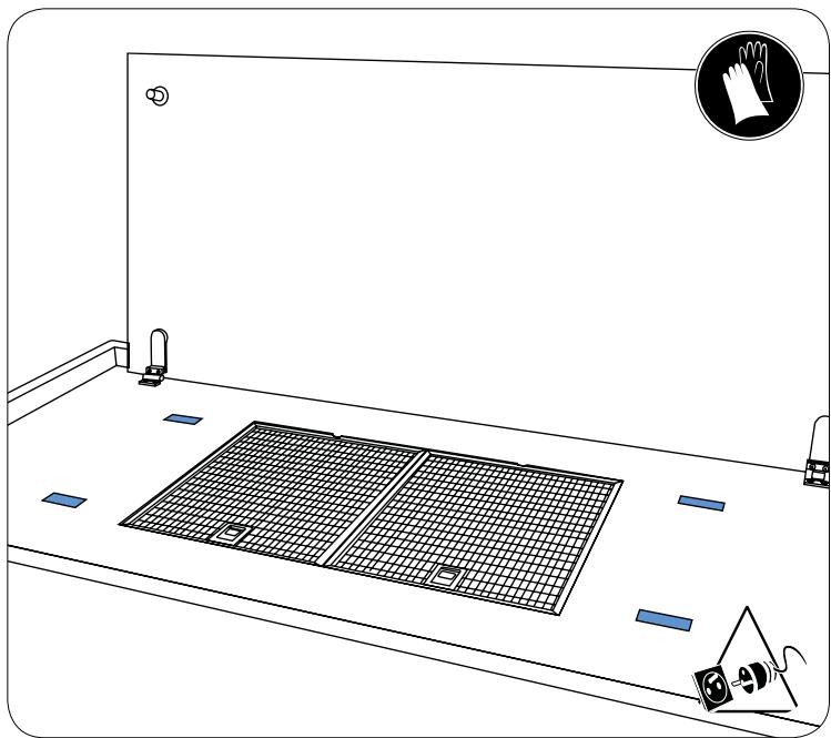 ROBLIN HIGH CONFIDENCE PLUS - WANNEER EEN ELEKTRISCH ONDERDEEL BESCHADIGD RAAKT, MAG DIT ALLEEN WORDEN VERVANGEN DOOR EEN DOOR DE FABRIKANT ERKEND REPARATIEATELIER, AANGEZIEN SPECIALAAL GEREEDSCHAP IS VEREIST - 46