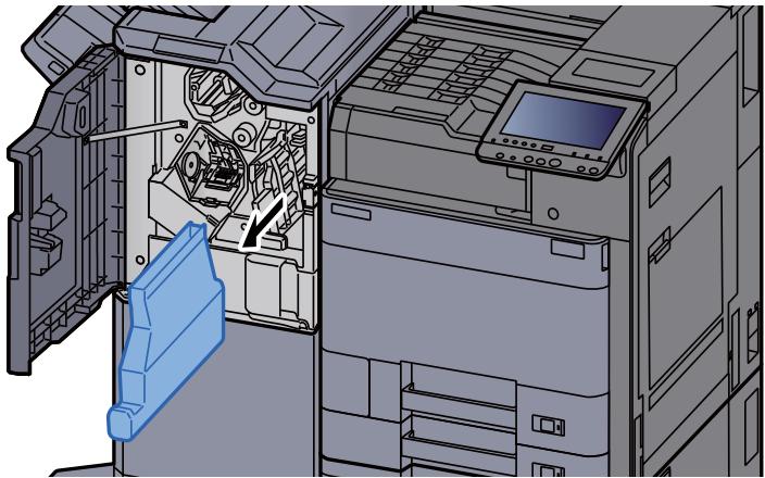 KYOCERA ECOSYS P4060DN - Retirer le bac de récupération de perforation. - 1
