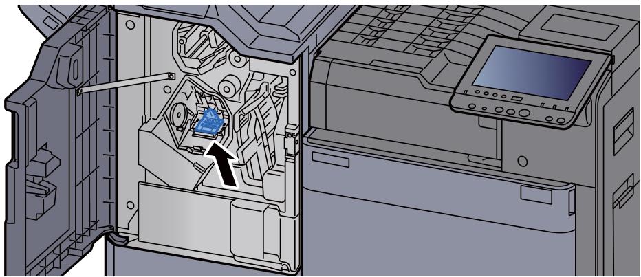 KYOCERA ECOSYS P4060DN - Ouvrir le capot avant 1 du module de finition. - 4