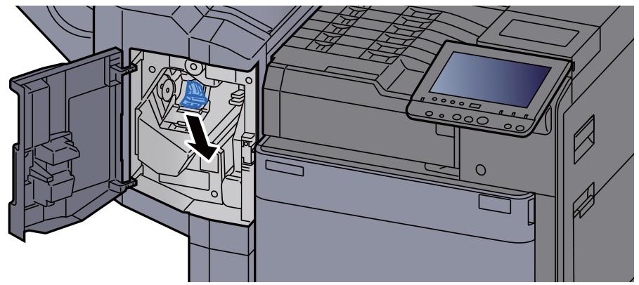 KYOCERA ECOSYS P4060DN - Retirer le porte-cartouche d'agrafes. - 1