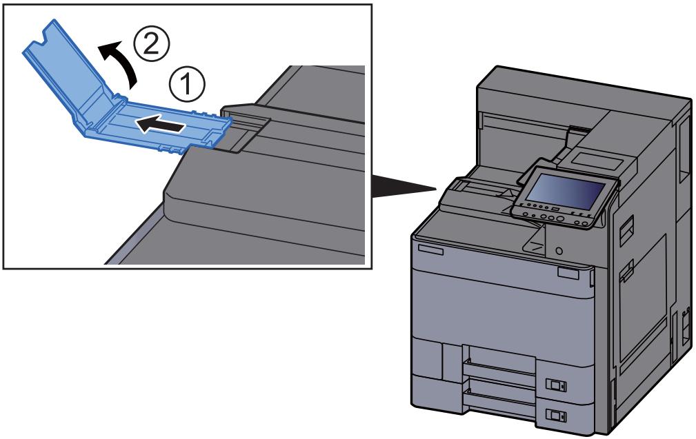 KYOCERA ECOSYS P4060DN - Butée de papier - 1