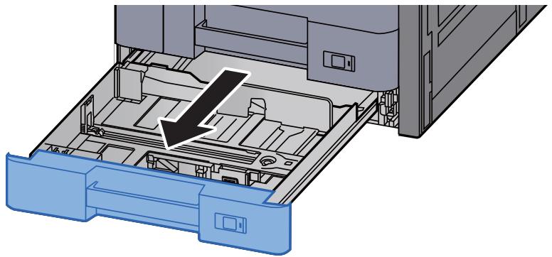 KYOCERA ECOSYS P4060DN - Sortir entièrement le magasin de la machine. - 1