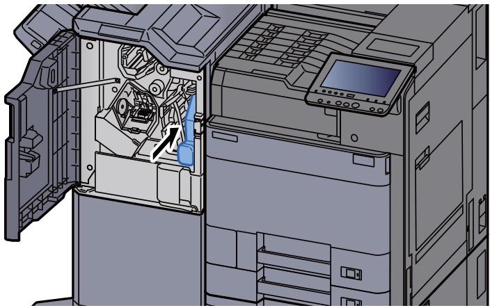 KYOCERA ECOSYS P4060DN - Installer le bac de récupération de perforation. - 1