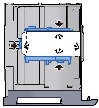 KYOCERA ECOSYS P4060DN - Vérifier que les guides de longueur et de largeur papier sont bien en appui sur le papier. - 1
