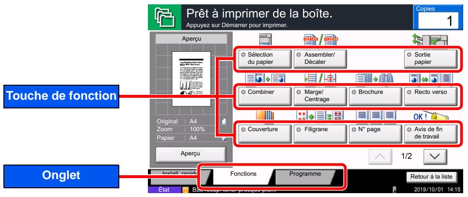 KYOCERA ECOSYS P4060DN - Touche de fonctions - 1