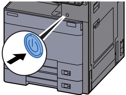 KYOCERA ECOSYS P4060DN - Mettre la machine sous tension. - 1