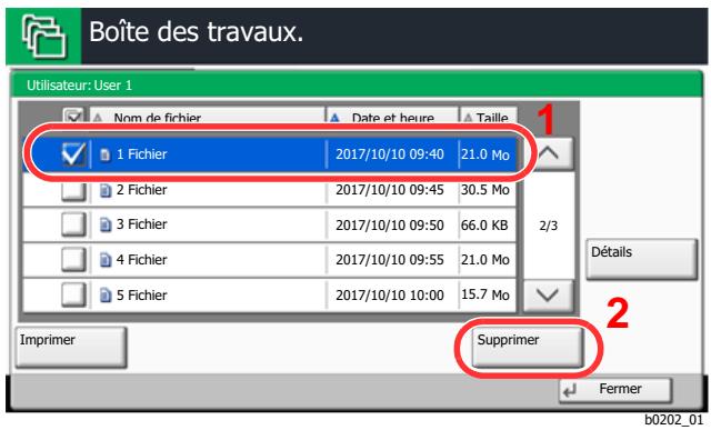 KYOCERA ECOSYS P4060DN - Supprimer le document. - 1