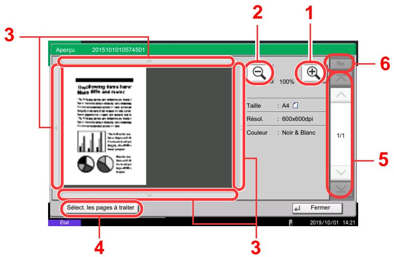 KYOCERA ECOSYS P4060DN - Aperçu des documents/vérification des détails du document - 1