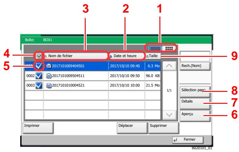 KYOCERA ECOSYS P4060DN - Liste des documents - 1