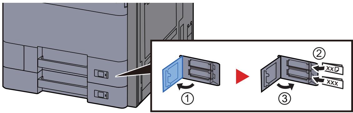 KYOCERA ECOSYS P4060DN - Régler le guide de la longueur du papier jusqu'au format de papier désiré. - 7