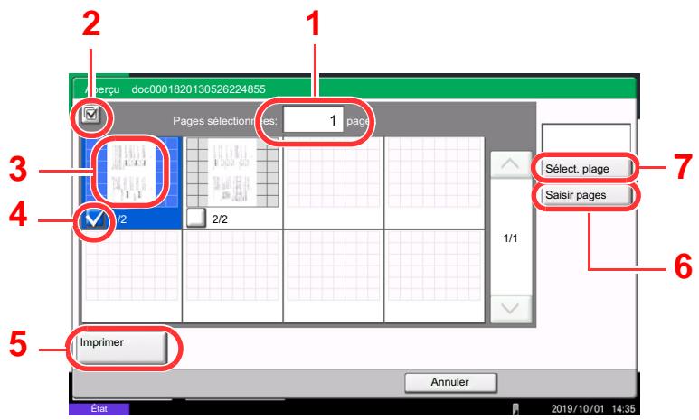 KYOCERA ECOSYS P4060DN - Sélection d'une page - 1