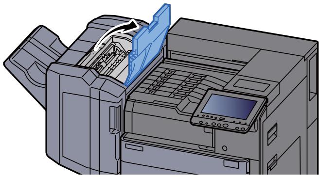 KYOCERA ECOSYS P4060DN - Élimination des agrafes coincées dans le module de finition 1000 feuilles - 1