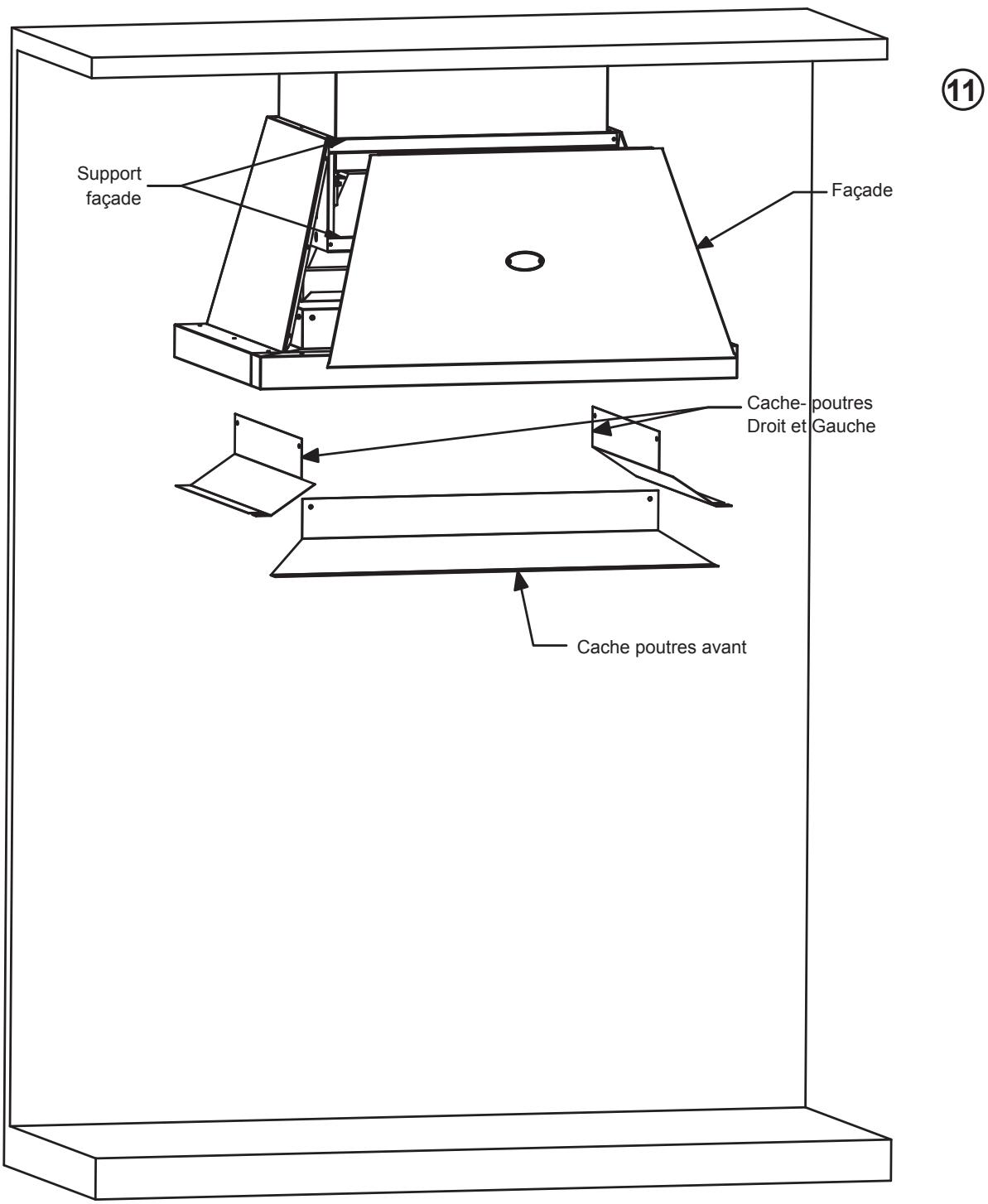 LACANCHE L2HM2000E - Mise en place dans la hotte/ figure 7 - 4