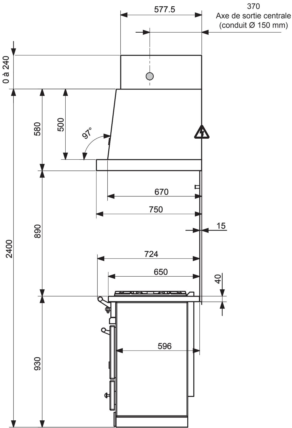 LACANCHE L2HM2000E - L1HM 1100 - VUE DE PROFIL - 1