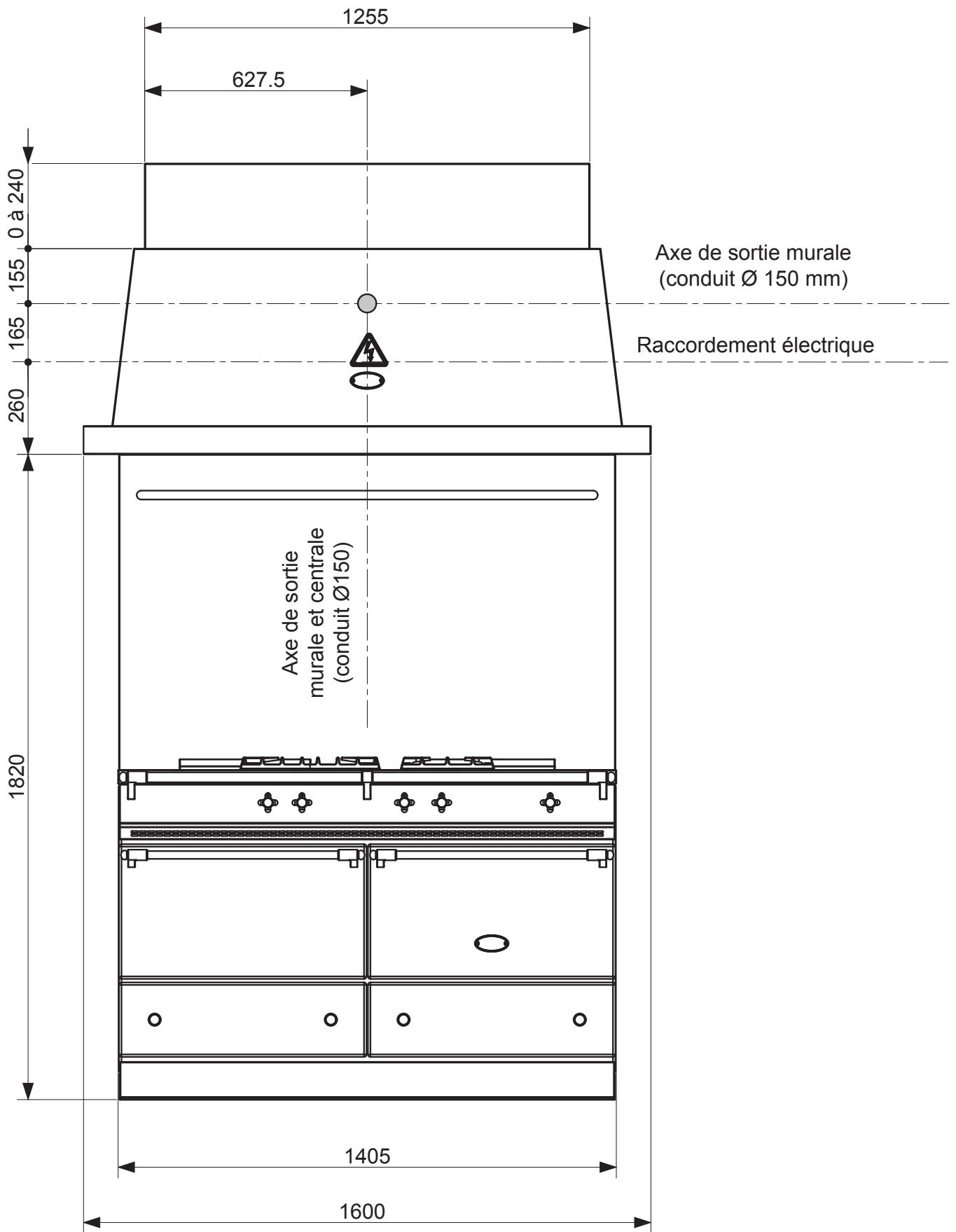 LACANCHE L2HM2000E - L2HM 1600E - VUE DE FACE - 1