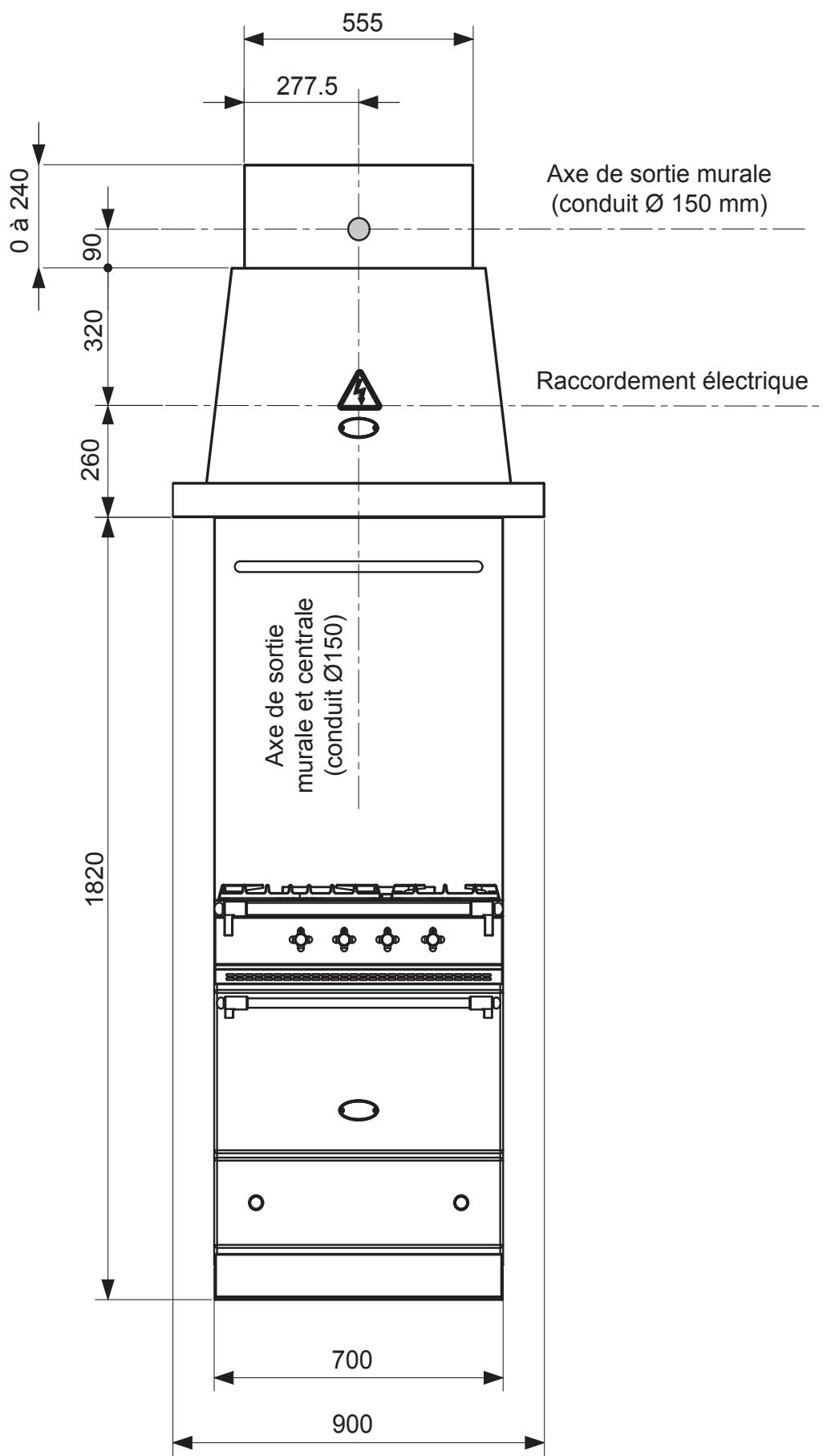 LACANCHE L2HM2000E - L1HM 900 - VUE DE FACE - 1