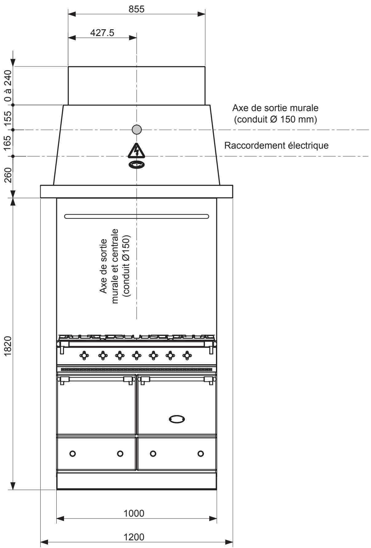 LACANCHE L2HM2000E - L2HM 1200E - VUE DE FACE - 1
