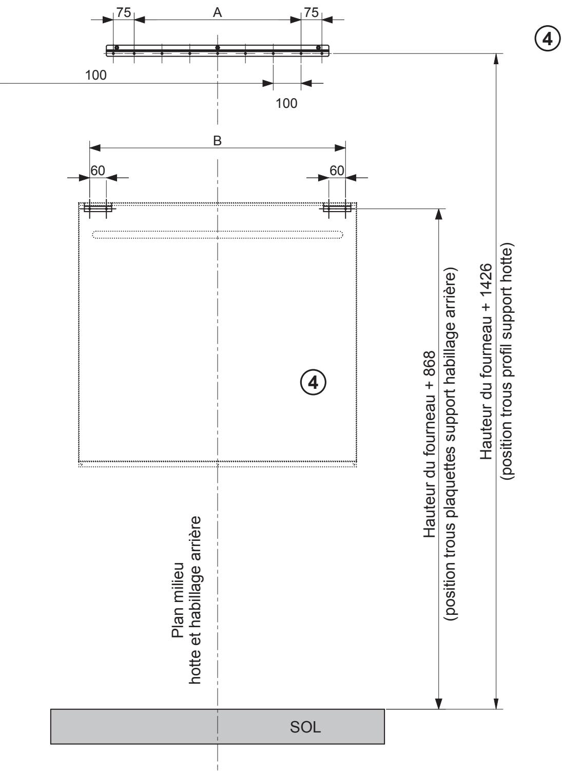 LACANCHE L2HM2000E - Montage de la hotte : - 1
