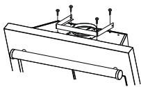 Technical line drawing of a mechanical assembly with rollers and supports (no text or symbols)