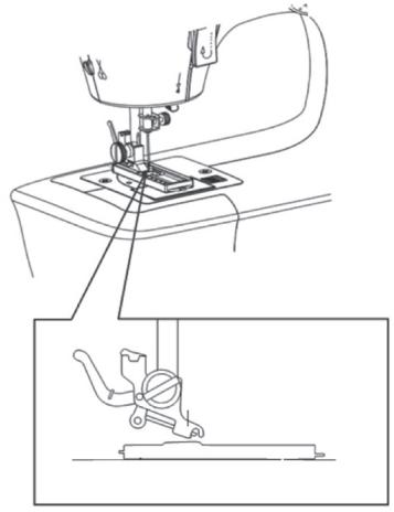 SOLAC SW8221 COTTON 12.2 - Install the buttonhole presser foot. - 2