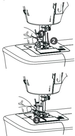 SOLAC SW8221 COTTON 12.2 - Utilización del在他brador de agujas - 1