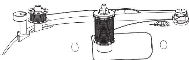 SOLAC SW8221 COTTON 12.2 - WINDING THREAD ONTO THE BOBBIN - 1