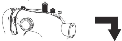 SOLAC SW8221 COTTON 12.2 - WINDING THREAD ONTO THE BOBBIN - 7
