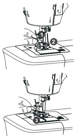 SOLAC SW8221 COTTON 12.2 - Use of the needle threads - 1