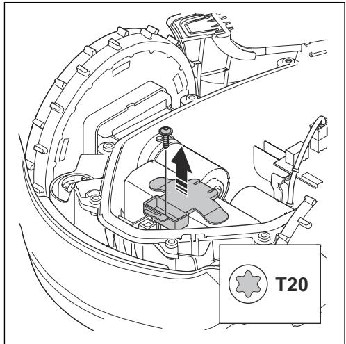 GARDENA SILENO MINIMO - Remplacement ou retrait de la batterie - 5