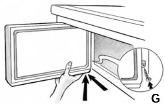 AIRLUX AHV980WH - Réversibilité de la porte du congélateur - 2